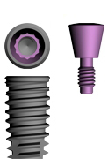 Picture of 5.0mm Implant - 4.5/5.0 Platform (BlueSkyBio.com)